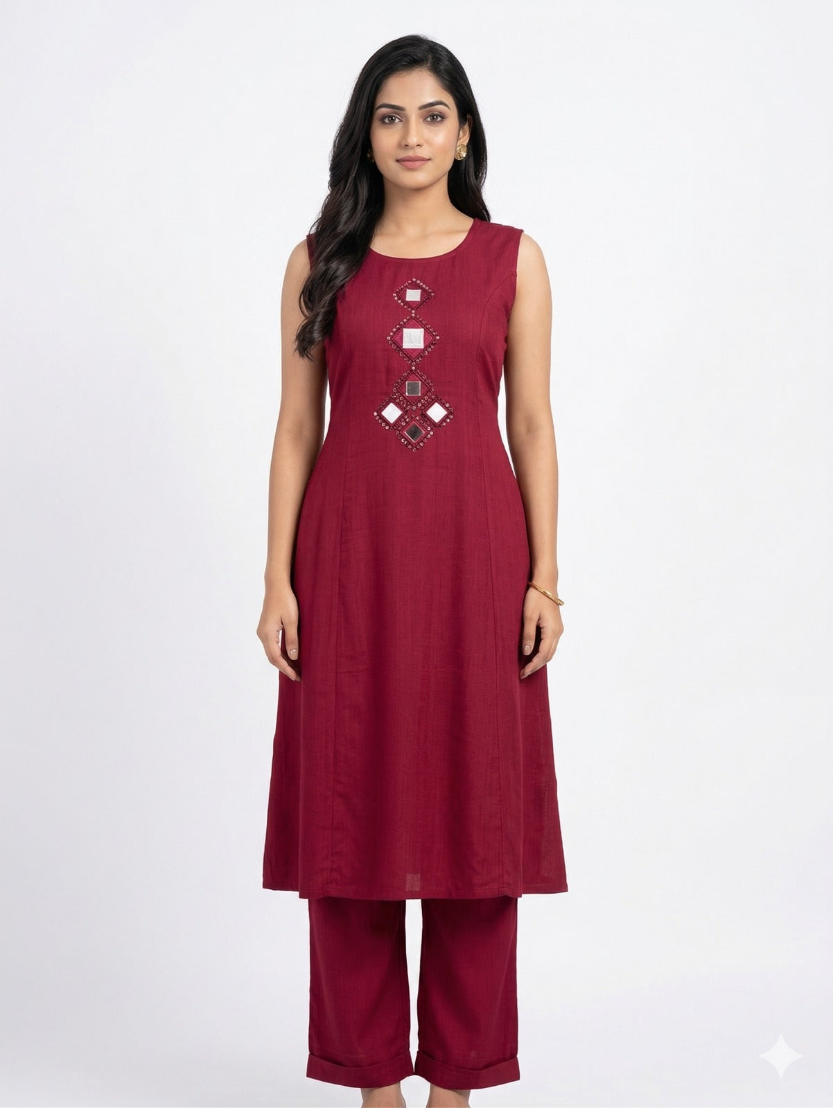 Maroon co-ord set